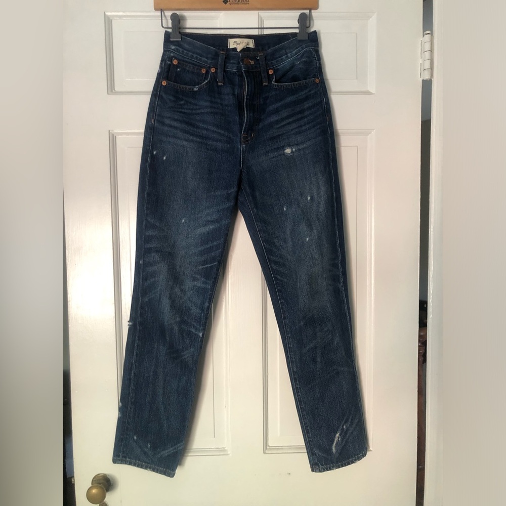 Madewell Dark Blue Classic Straight Leg